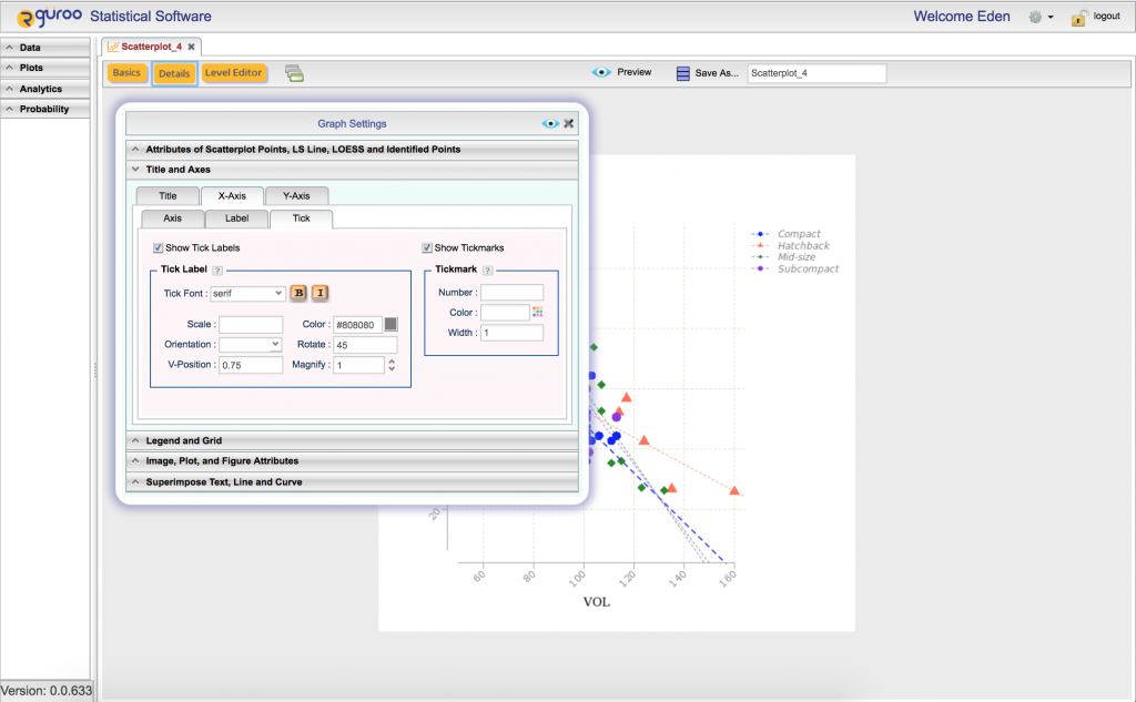 Global Graph Settings